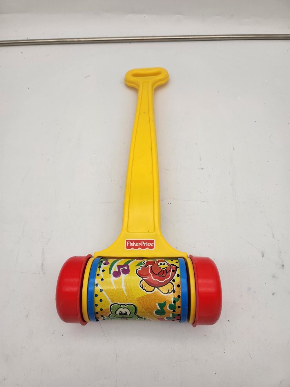 Fisher Price Musical Melody Chime Push Roller Toy Vintage